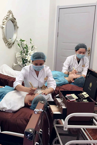 勃朗学校纹绣实践